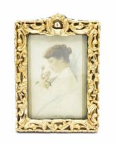 Victorian silver gilt frame