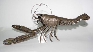 Spanish silver lobster figure