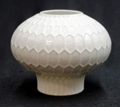 Furstenberg Germany white ceramic table vase