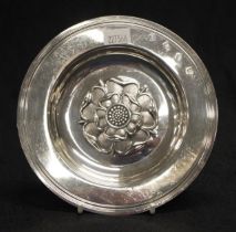 Elizabeth II sterling silver dish