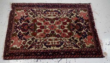 Middle Eastern hand made wool rug