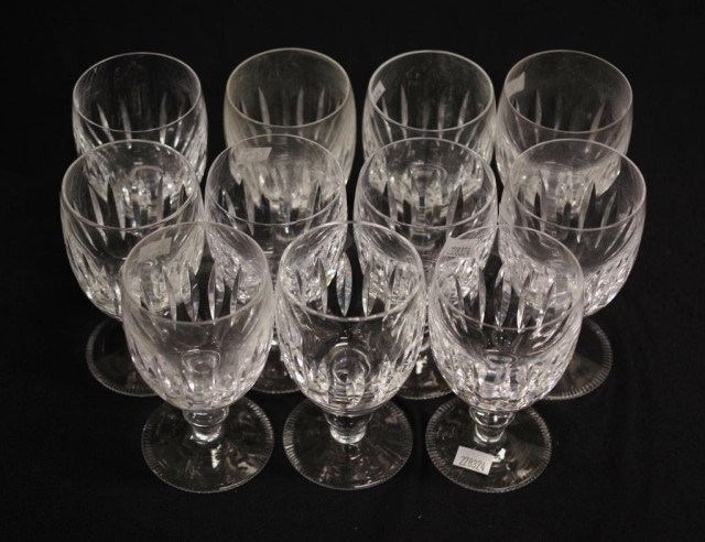 Eleven Waterford "Blarney" claret wine glasses - Image 2 of 3