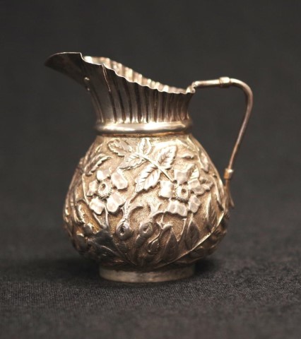 Victorian sterling silver cream jug
