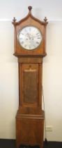 Victorian Scottish mahogany 8 day long clock