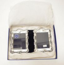 Sterling silver double photo frame