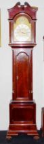 English 8 day Tubullar bells longcase clock