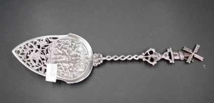 Dutch silver cake server