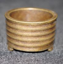 Chinese brass paste bowl