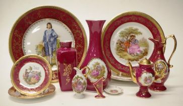 Collection of Limoges trinkets/table wares