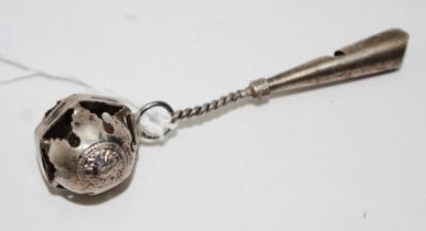 Early Silver rattle