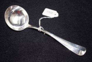 George V sterling silver sauce ladle