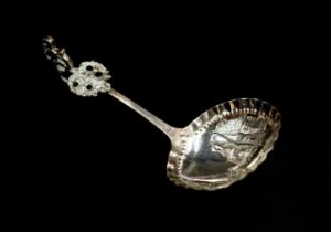 Dutch silver sauce ladle