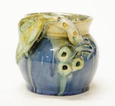 Remued Australian pottery gumnut vase