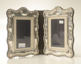 Double sterling silver photo frame