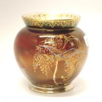Small Carltonware rouge royale vase