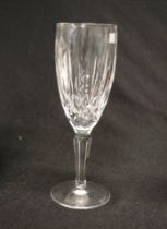 Six Waterford "Kildare" crystal champagne glasses