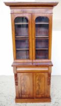 19th century compact size elevated bookcase