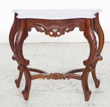 Marble top hall table