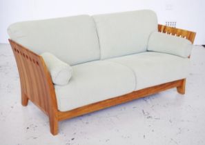 Hand made Australian acacia wood sofa