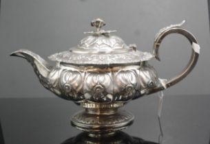 George IV Sterling silver teapot