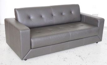 BoConcept leather double sofa bed