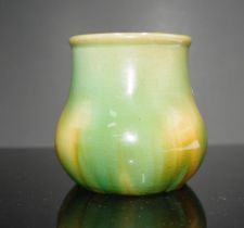 Mc Hugh Tasmanian green glaze pottery vase