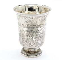 French "timbale" footed silver cup