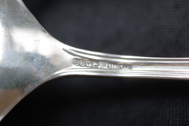 Pair of Swedish sterling silver salad servers - Image 4 of 4