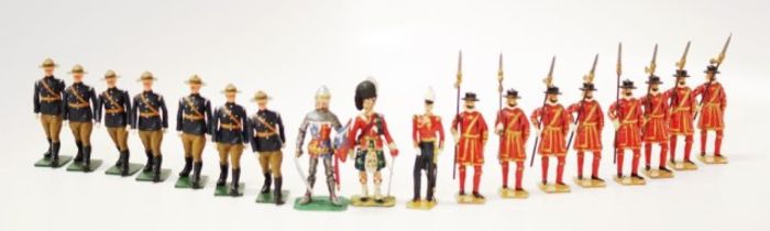 Vintage Britains soldiers - The Queens Own (8)