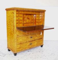 Antique Biedermeier secretaire desk