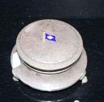 TSS Ulysses sterling silver lidded box