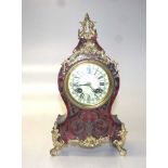 Antique French timber cased mantel clock