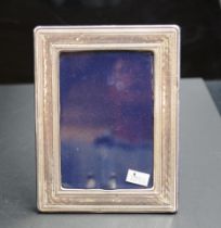 Decorative sterling silver photo frame