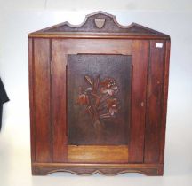 Small antique corner cabinet