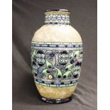 Large Austrian 'Amphora' ceramic table vase