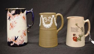 Group three various vintage ceramic jugs