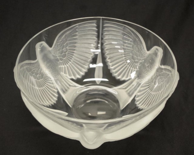 Durant France 'Paloma Dove' crystal bowl - Image 3 of 3