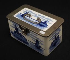 Wachtersbach Jugendstil ceramic lunch/biscuit box