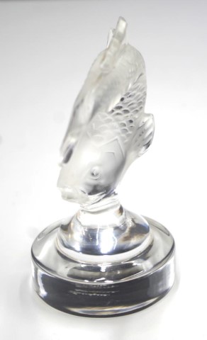Lalique France crystal fish paperweight - Image 2 of 4