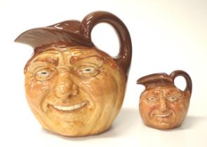 Two Royal Doulton 'John Barleycorn' character jugs