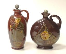 Two various Royal Doulton Kingsware flasks