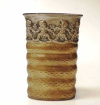 Danish Successionist copper vase