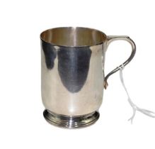 Sterling silver baptism cup