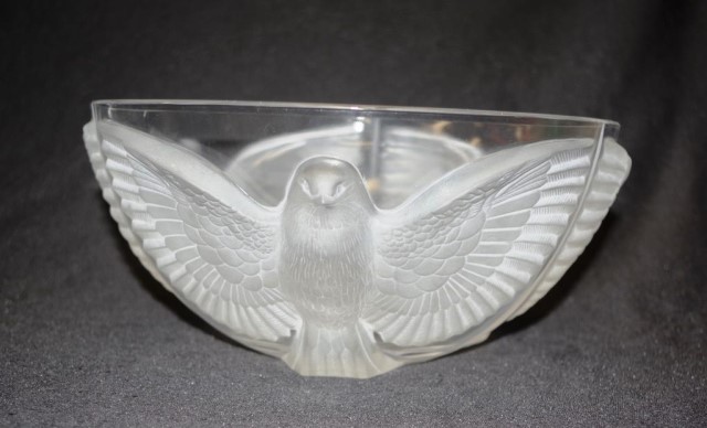 Durant France 'Paloma Dove' crystal bowl