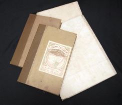 Four antique Australian linen maps