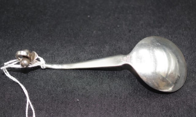 Georg Jensen sterling silver caddy spoon - Image 3 of 4