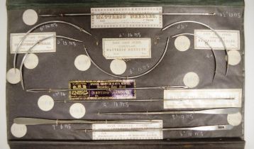 Antique Charles Spencer needle sales sampler