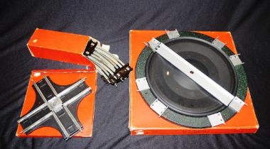 Three various boxes of Hornby '0' gauge track