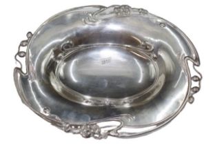 Early Austro-Hungarian silver serving dish