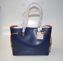 Oroton indigo medium tote bag